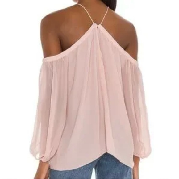 1.STATE Off The Shoulder Halter Neck Blouse - Picture 2 of 6